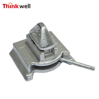  Accessori per contenitori da 45 e 55 gradi Twistlock inferiore a coda di rondine manuale